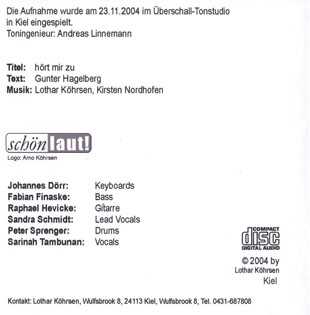 h&ouml;rt mir zu Back-Cover